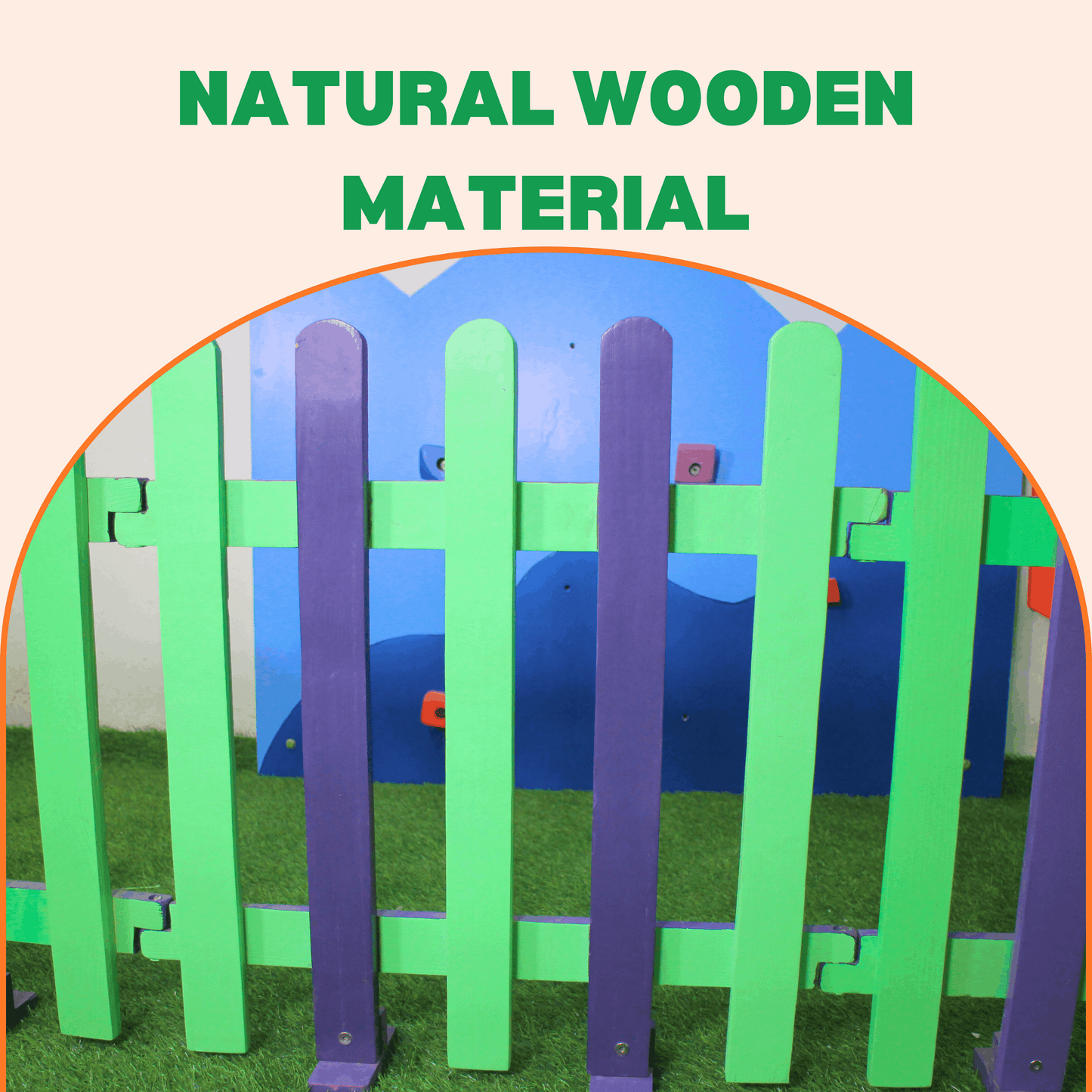 Wooden Partition Fence 24*24 - Mumtree Arena Private Limited