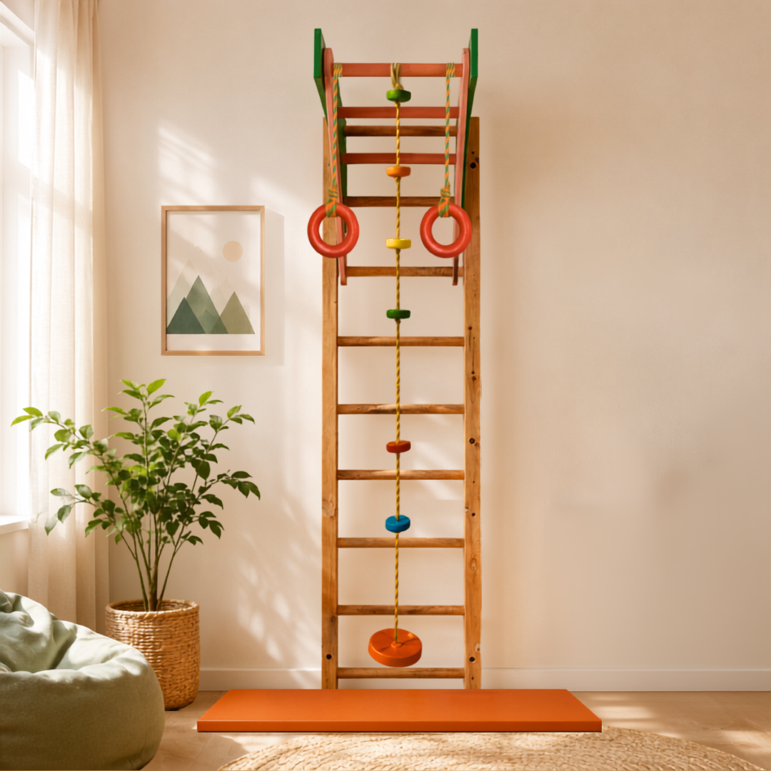 Ladder Gym with Swing