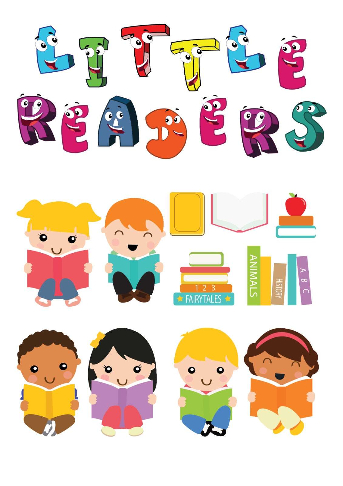 Little Readers Theme Cutouts - Mumtree Arena Private Limited