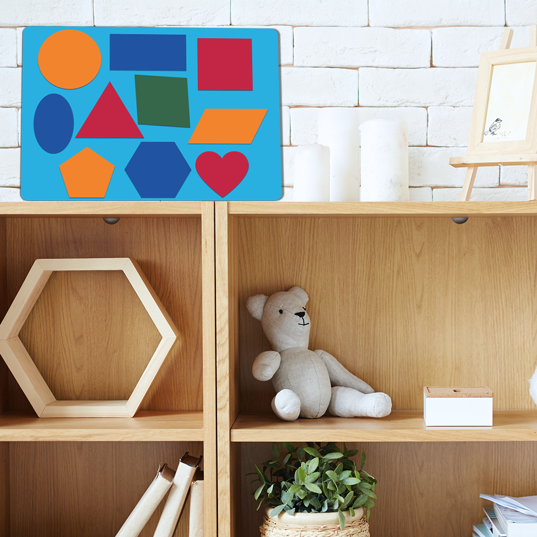 Math Shapes & Fractions Magnetic Board - Mumtree Arena Private Limited