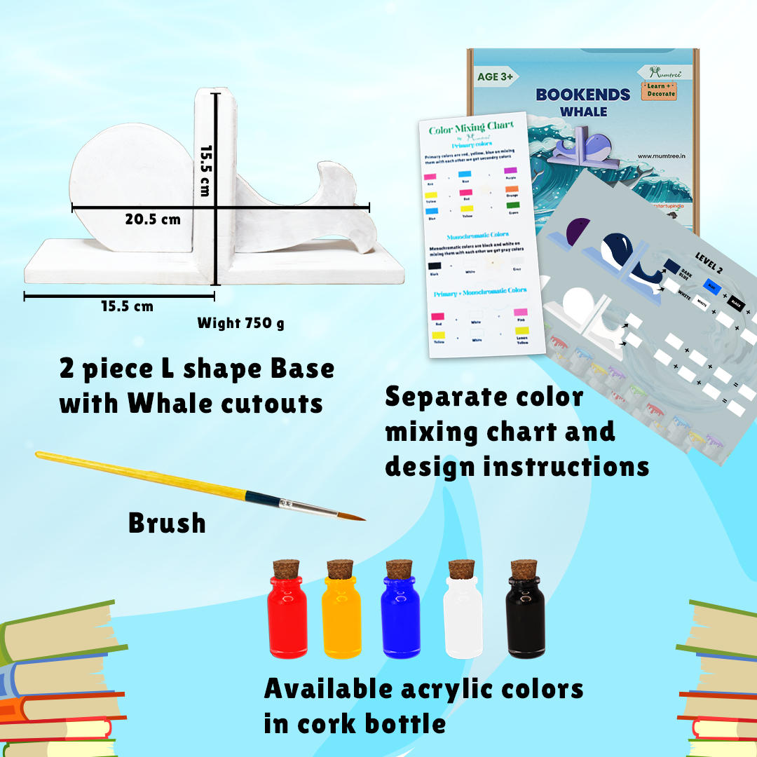 Whale Bookend - Mumtree Arena Private Limited