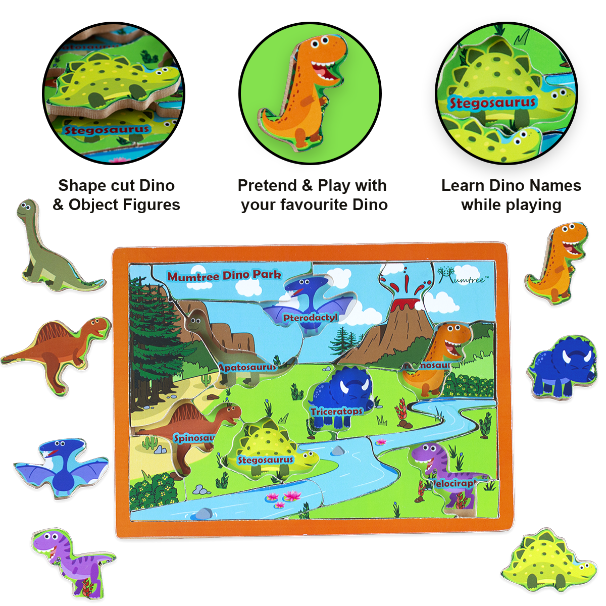 Dino Park Shape Puzzle - Mumtree Arena Private Limited