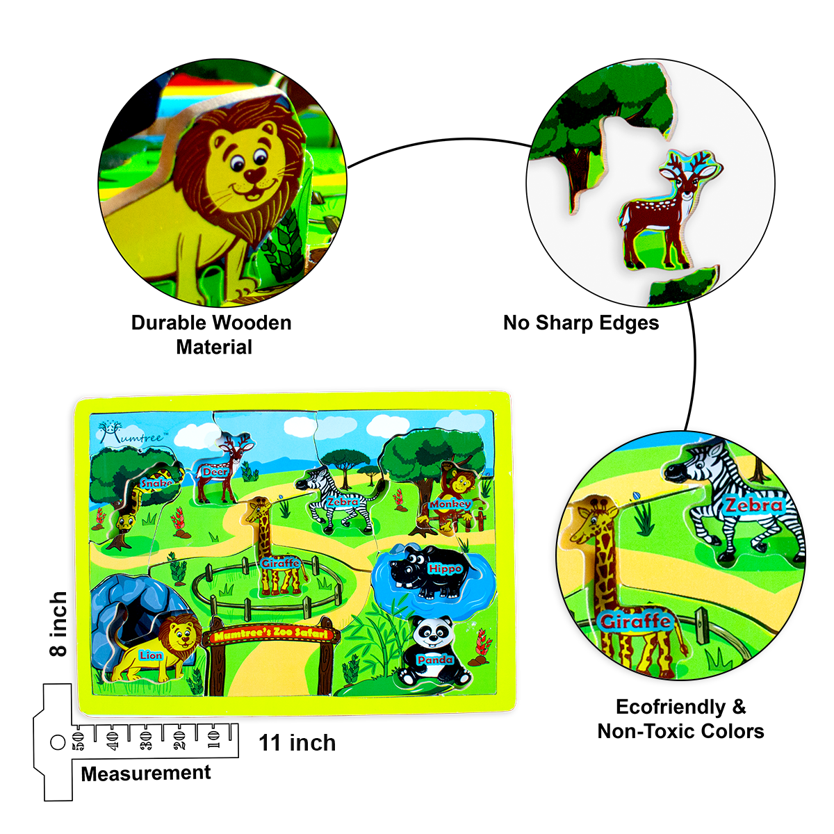 Zoo Safari Shape Puzzle - Mumtree Arena Private Limited