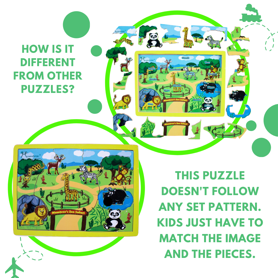 Zoo Safari Shape Puzzle - Mumtree Arena Private Limited