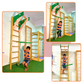 Ladder Gym with Swings
