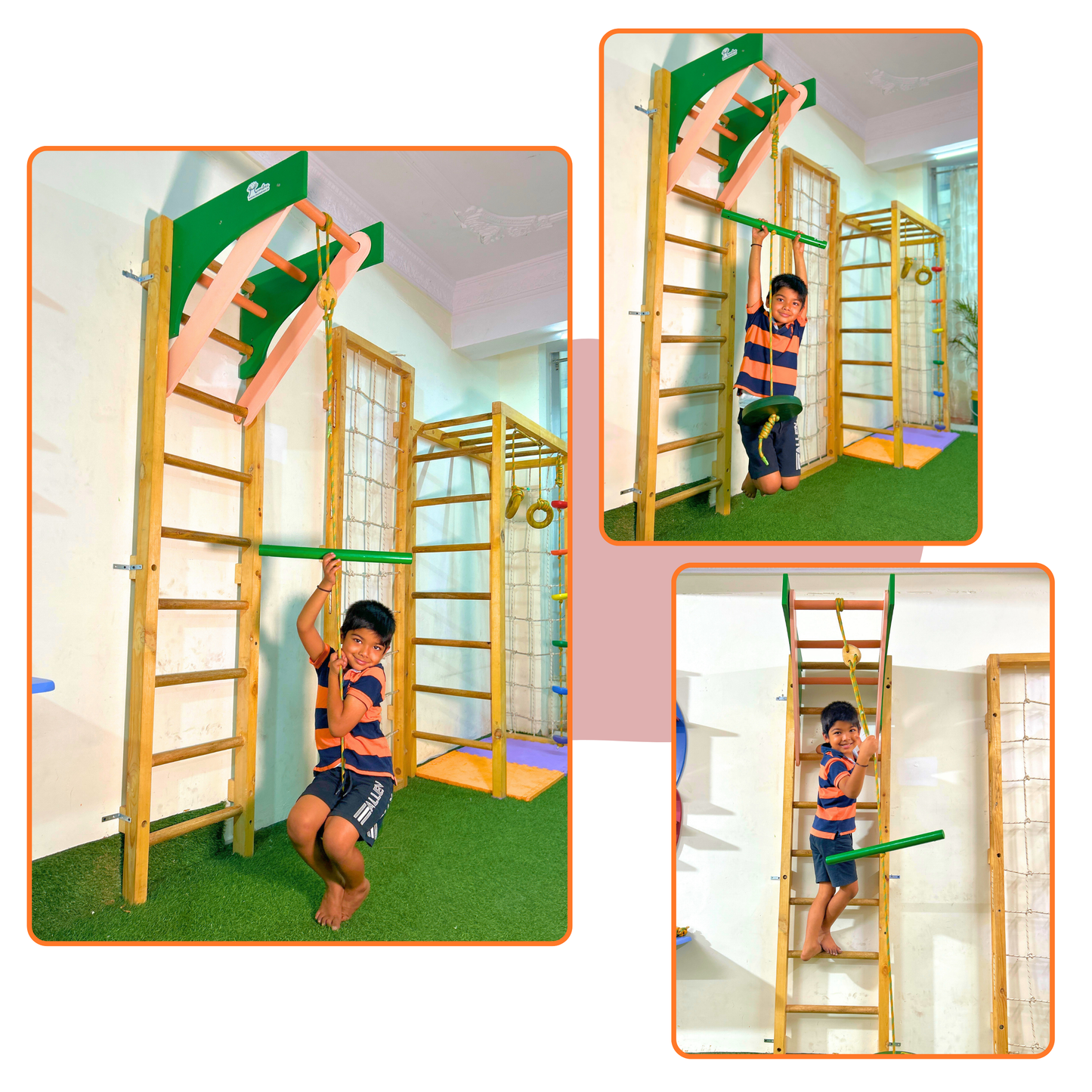 Ladder Gym with Swings