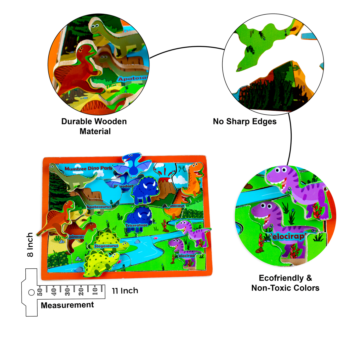 Dino Park Shape Puzzle - Mumtree Arena Private Limited
