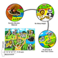 Mumtree Zoo Safari Sew Habitat image: Includes a 11.5"x8.5" Wooden Sew Board and animal figures made from safe, durable wood. No sharp edges for kids' safety. Eco-friendly, non-toxic colors add to the toy's safety features.