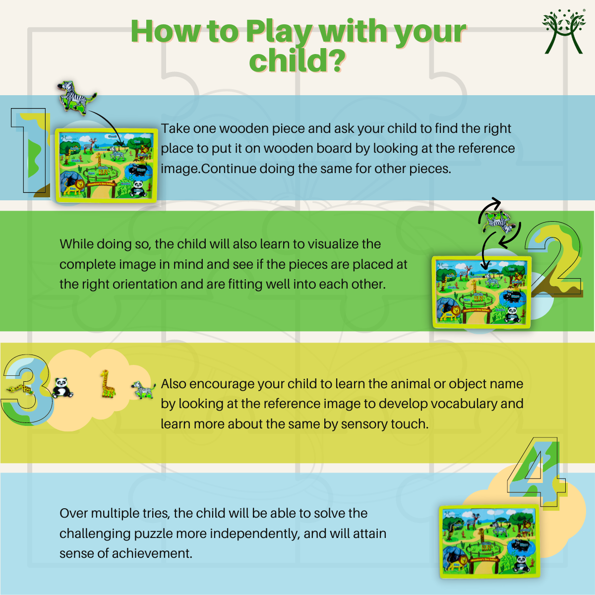Zoo Safari Shape Puzzle - Mumtree Arena Private Limited