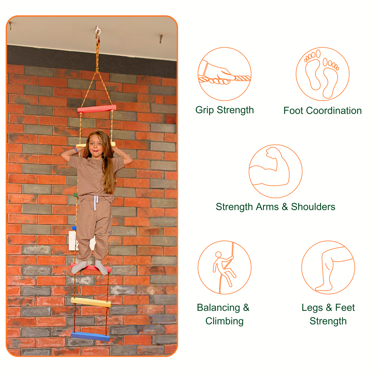 Climbing Ladder - 6 Rungs Flat