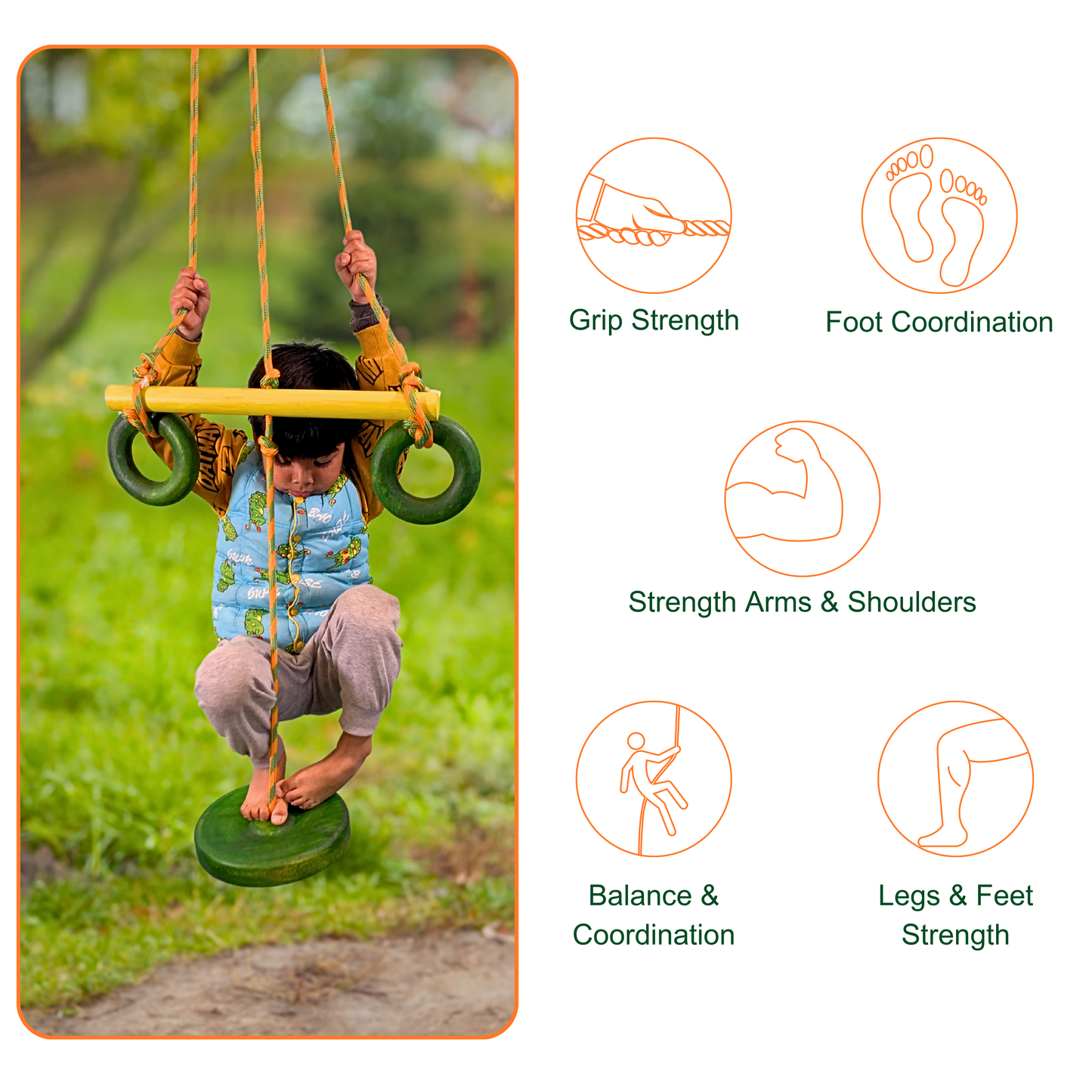 Gorilla Gym Ring, Bar & Swing