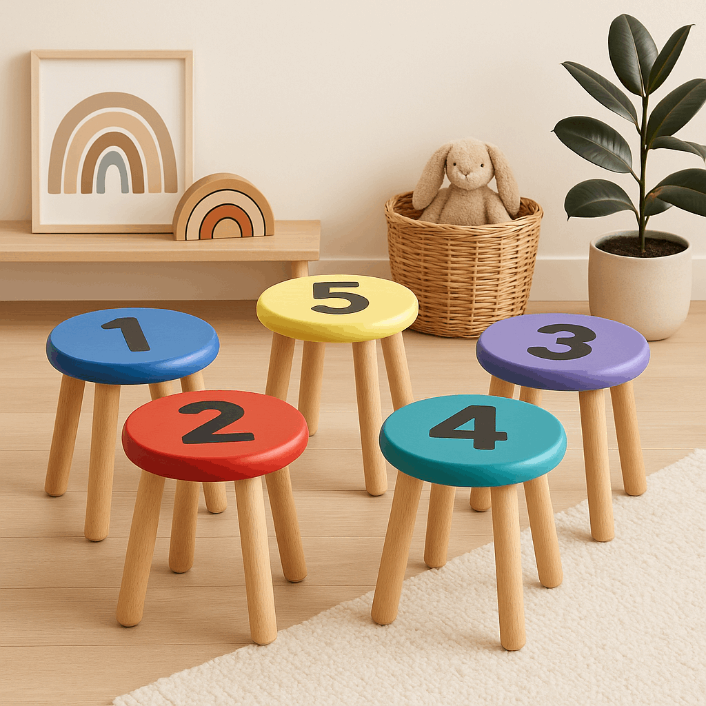 Number Stool 1-5