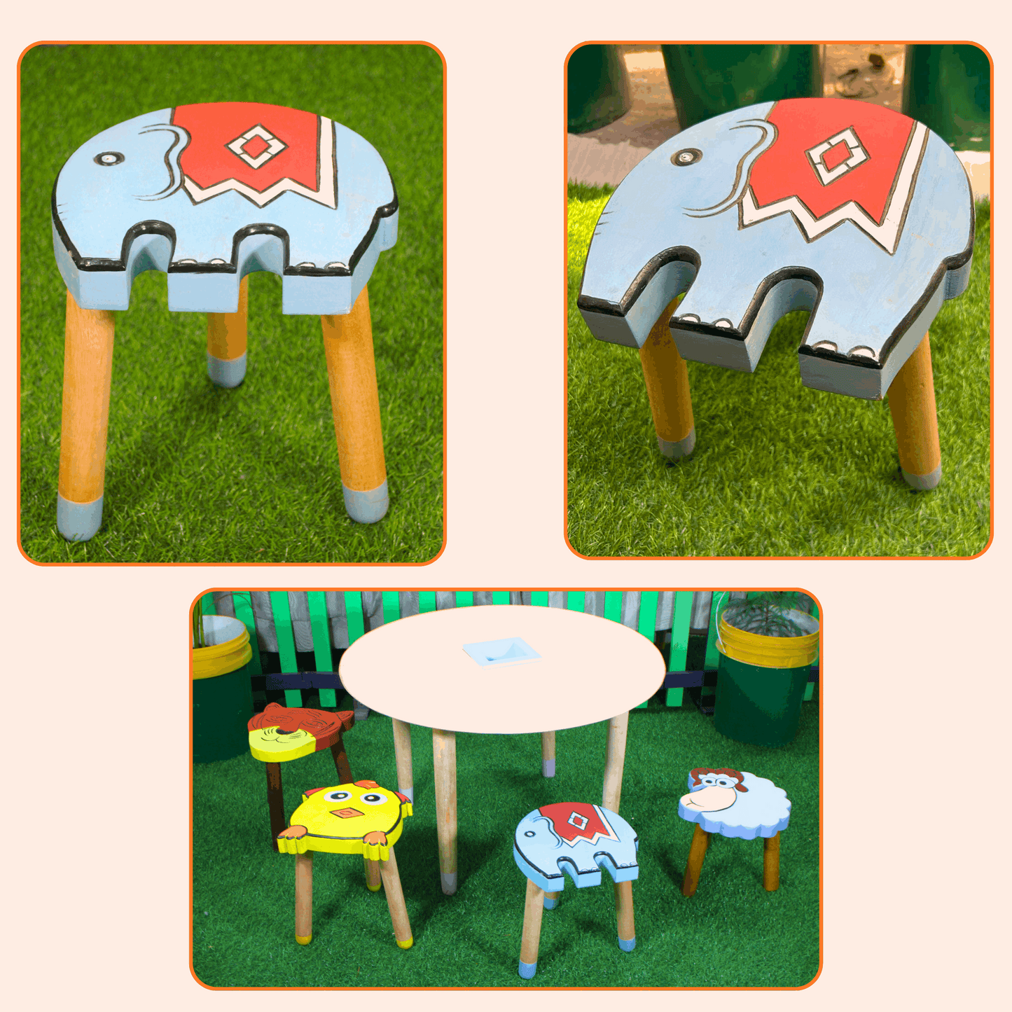 Elephant Stool - Mumtree Arena Private Limited