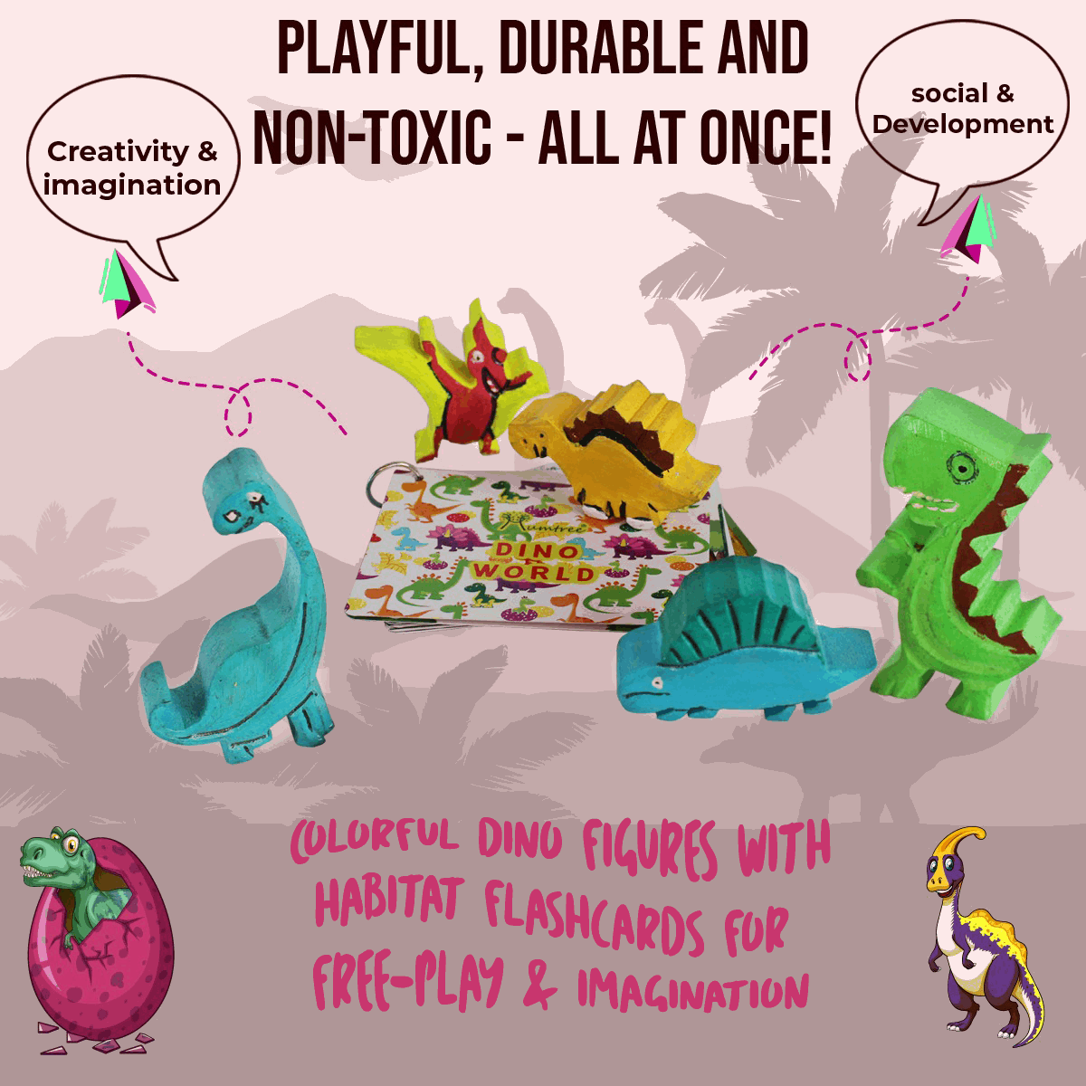 Dinosaurs with Flashcards - Mumtree Arena Private Limited