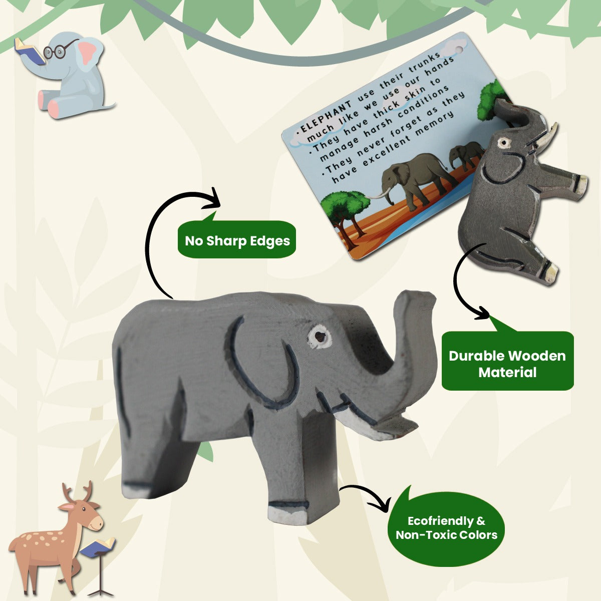 Jungle Animals with Flashcards - Mumtree Arena Private Limited