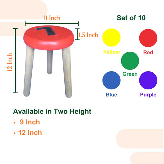 Number Stools 1 - 10