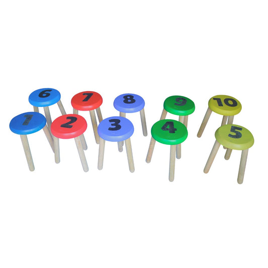 Number Stools 1 - 10