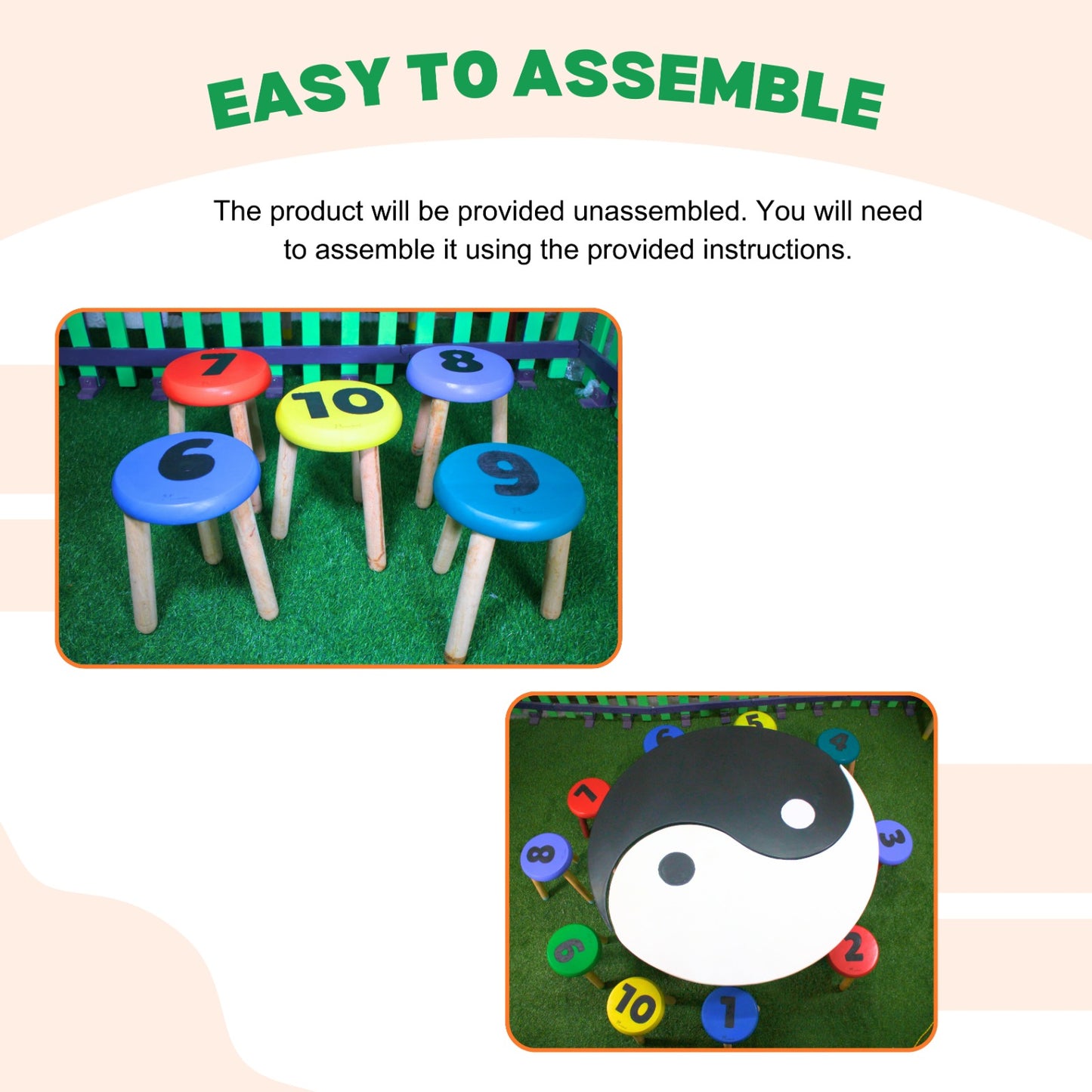 Number Stools 1 - 10