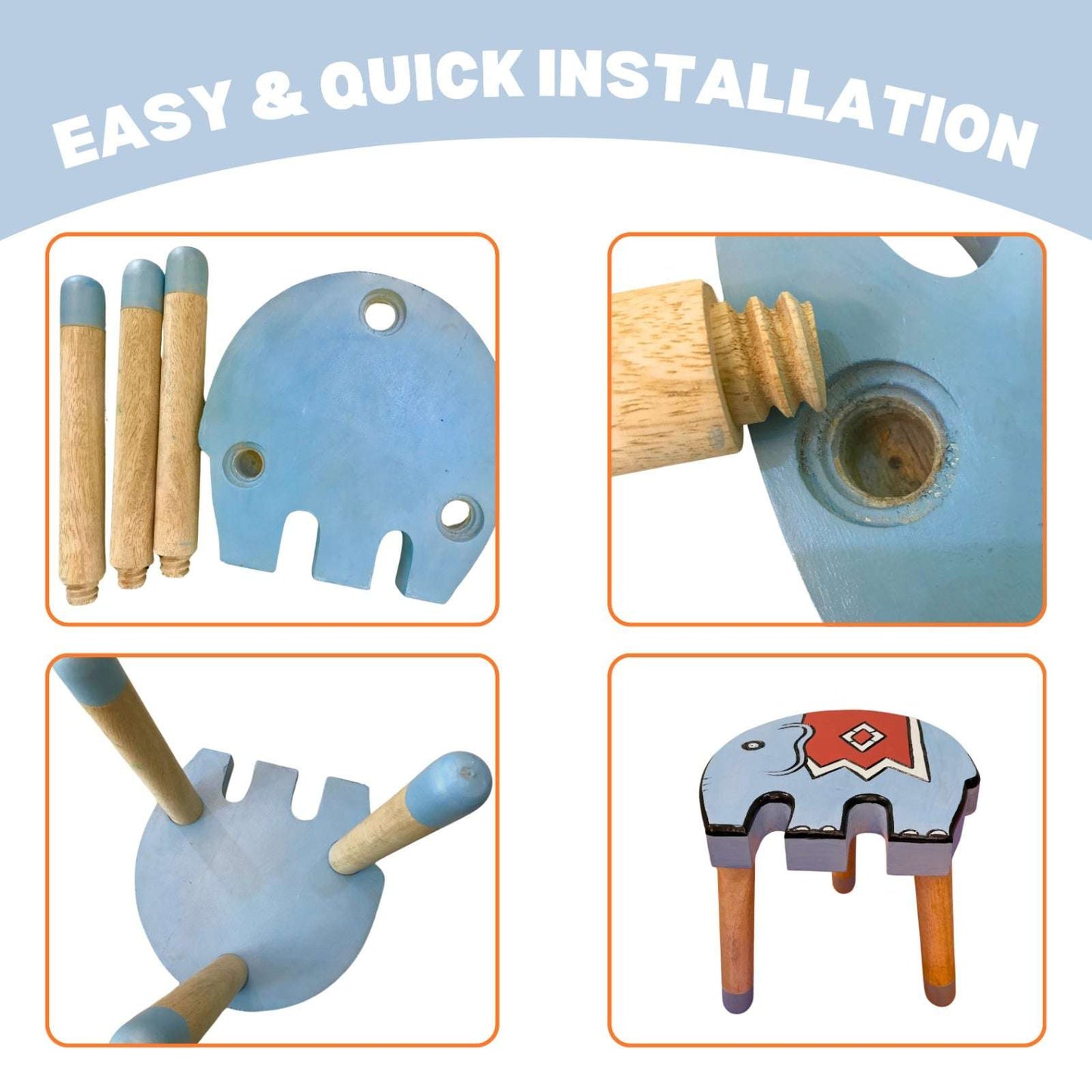 Elephant Stool - Mumtree Arena Private Limited