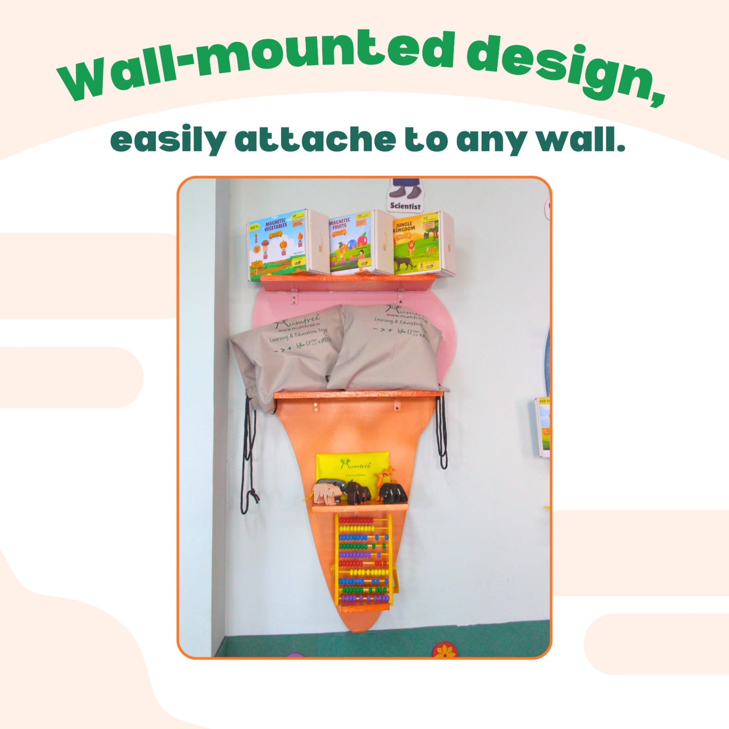 Ice-Cream Wall Shelf