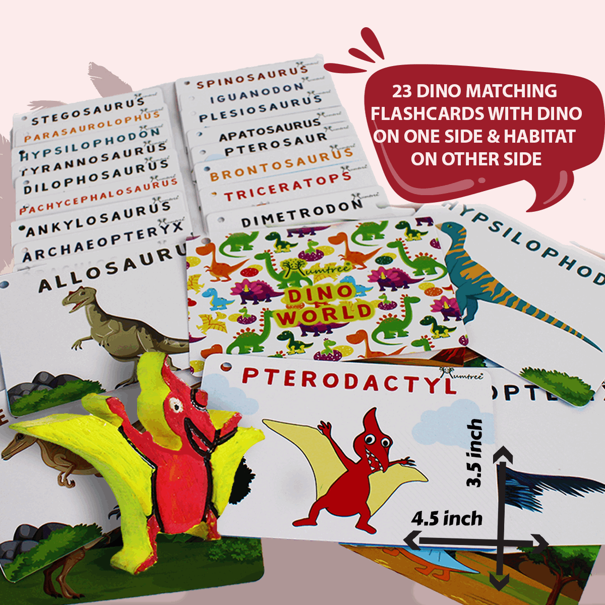 Dinosaurs with Flashcards - Mumtree Arena Private Limited