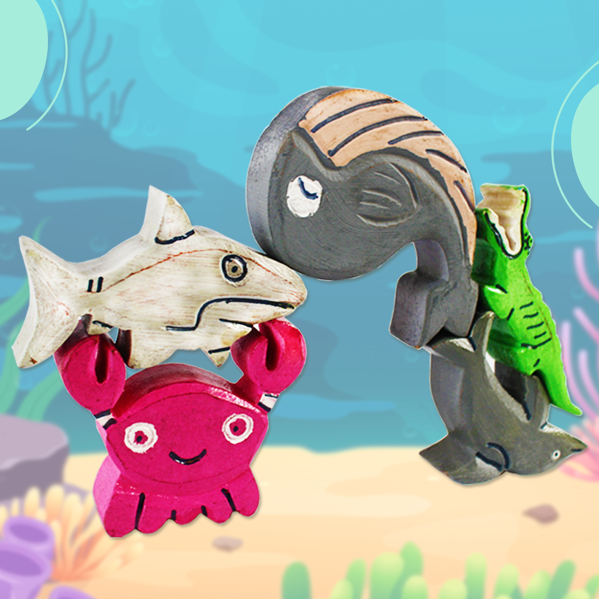 Sea Animals with Flashcards - Mumtree Arena Private Limited
