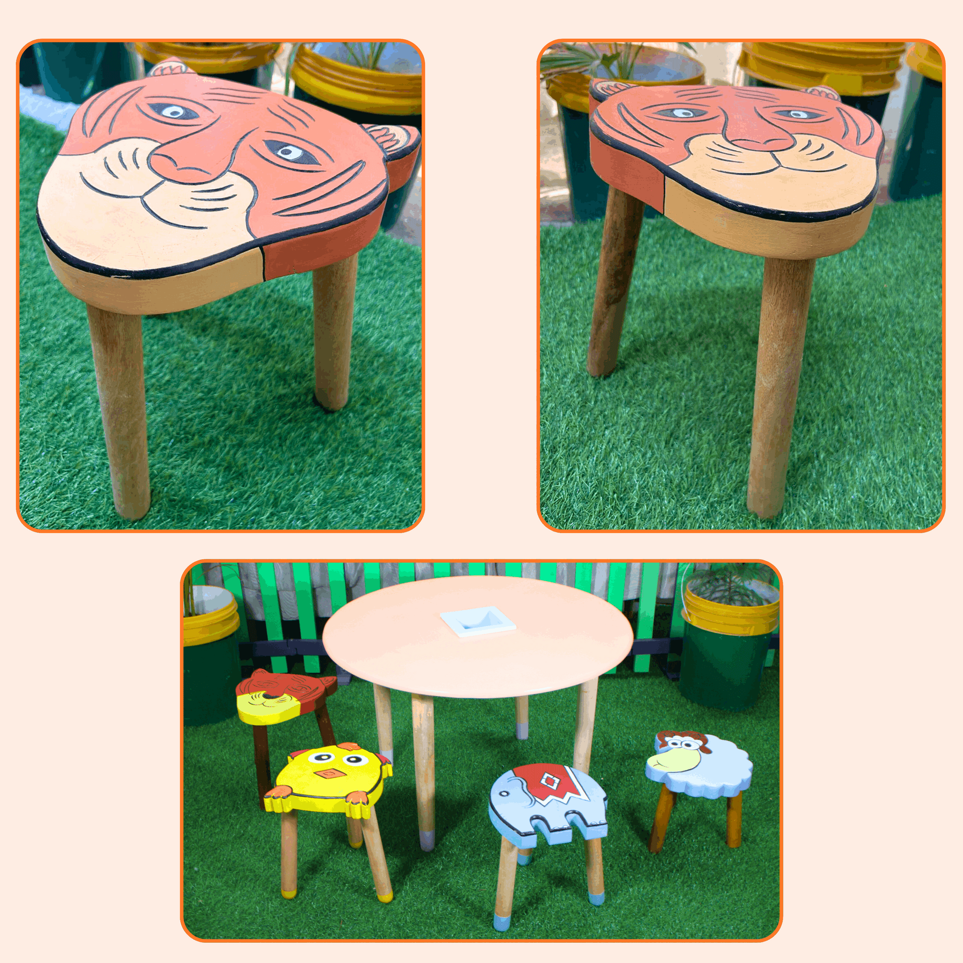 Tiger Stool - Mumtree Arena Private Limited