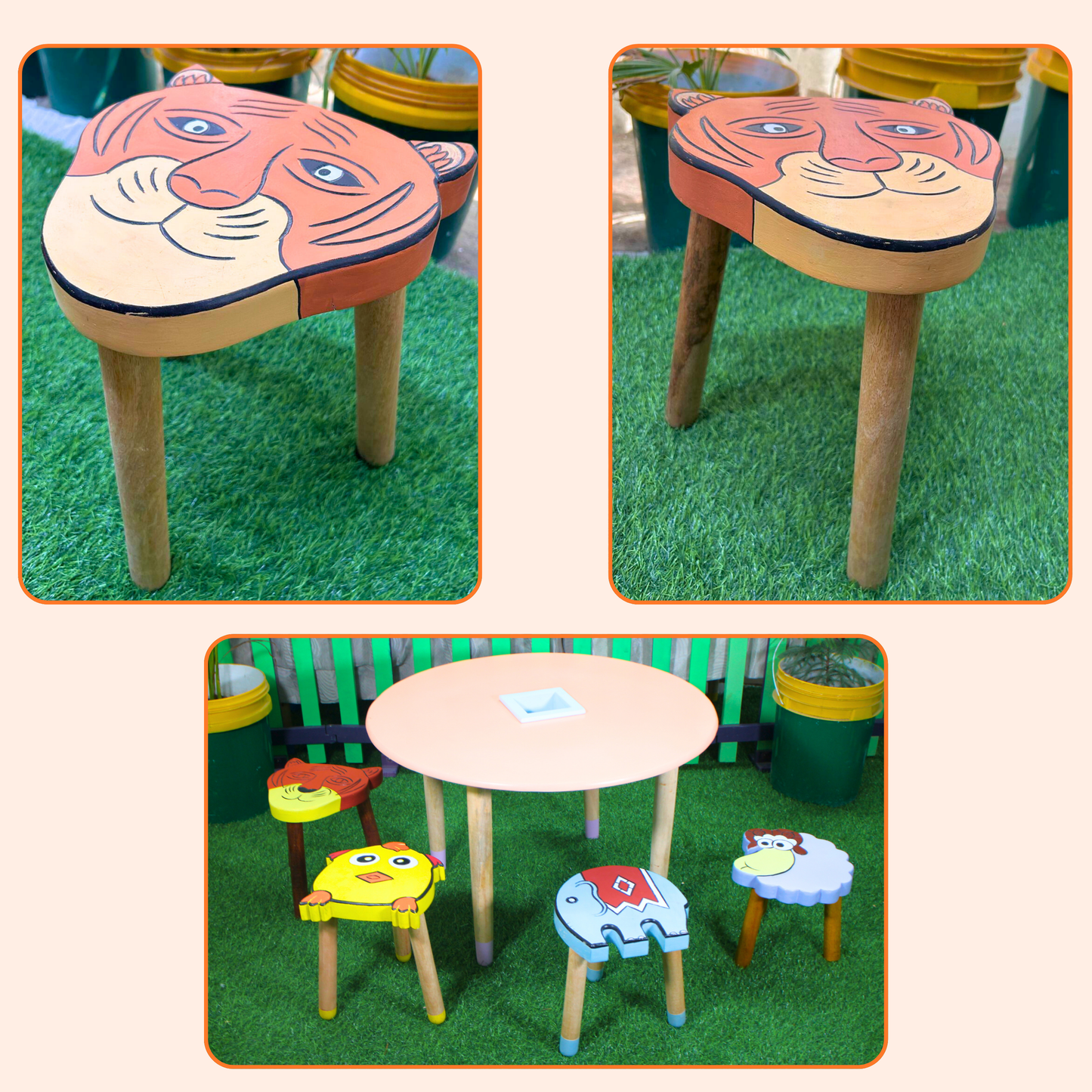 Tiger Stool