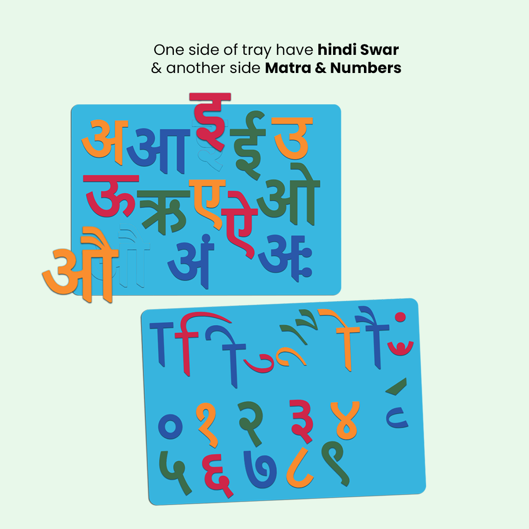 Hindi Swar, Matra & No. Magnetic Board - Mumtree Arena Private Limited