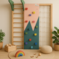 Jungle Wall Gym With Swing