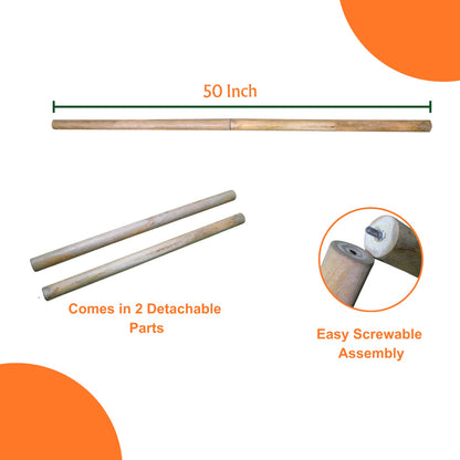 Portable yoga stick for home workouts and mindful exercise routines