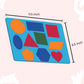 Math Shapes & Fractions Magnetic Board - Mumtree Arena Private Limited