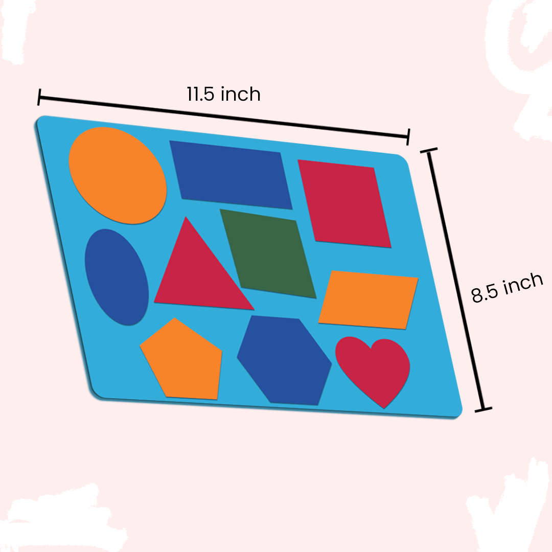 Math Shapes & Fractions Magnetic Board - Mumtree Arena Private Limited